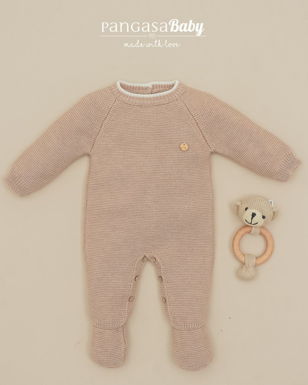 Pelele Link Básico Largo Arena Basic - Pangasa Baby