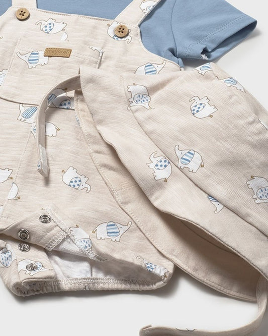 Pelele Peto y Gorro Elefantes Marea 1607-010 - Mayoral