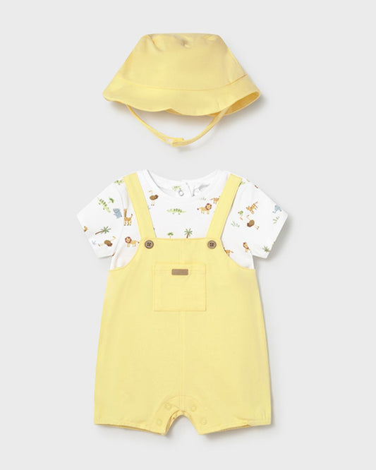Pelele Peto y Gorro Selva Sunny 1607-011 - Mayoral