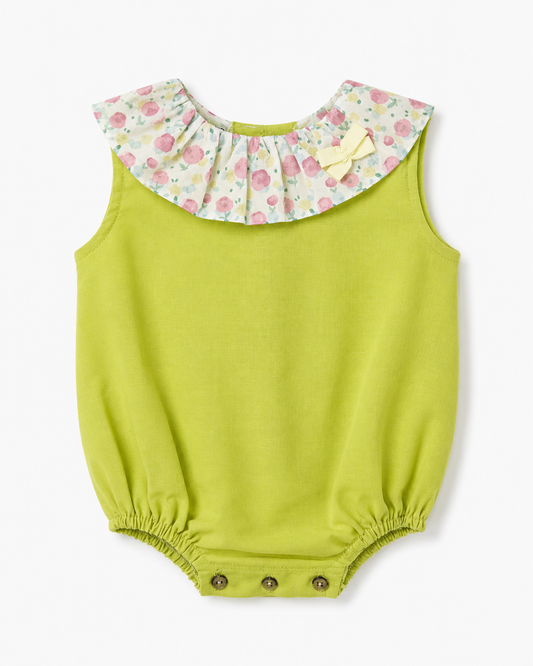 Pelele Pistacho Lino 2601260 - Pangasa Baby