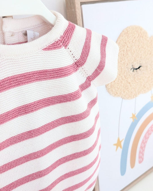 Pelele Punto Rayas SURREY Fucsia - Martín Aranda