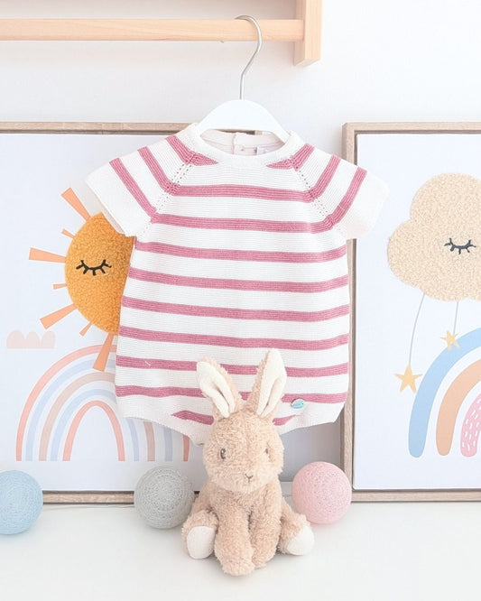 Pelele Punto Rayas SURREY Fucsia - Martín Aranda