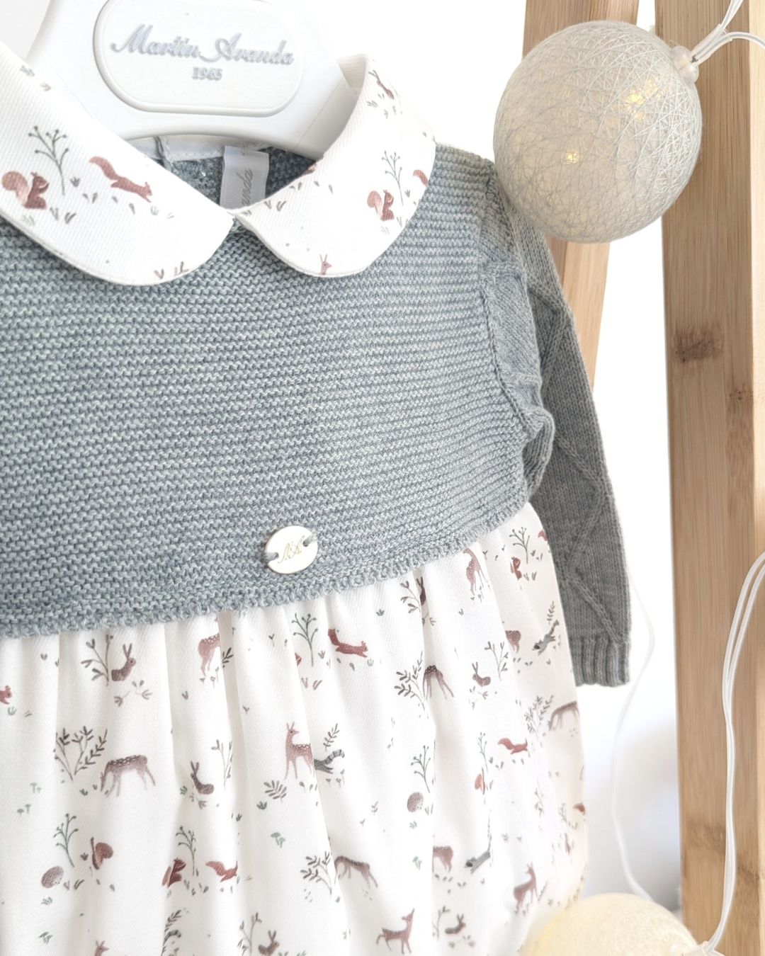 Pelele Punto Tela York Verde Claro - Martin Aranda