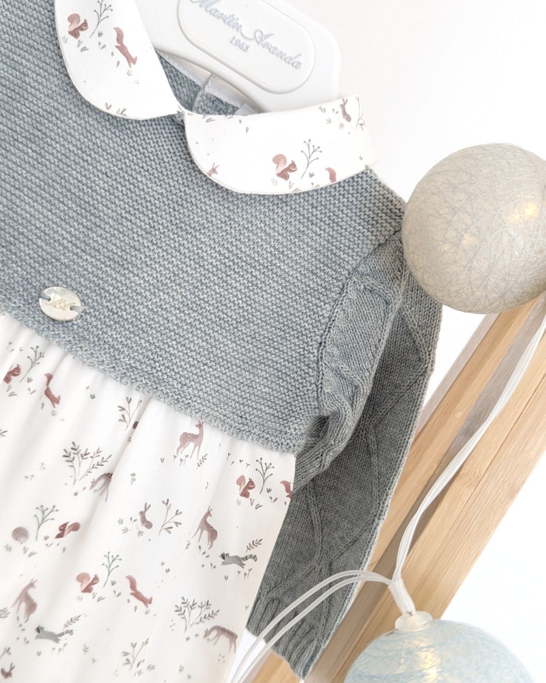 Pelele Punto Tela York Verde Claro - Martin Aranda