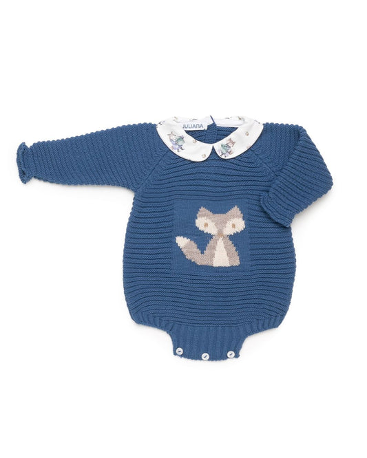 Pelele Punto Zorrito Azul Azafata - Colección Sigilo Juliana