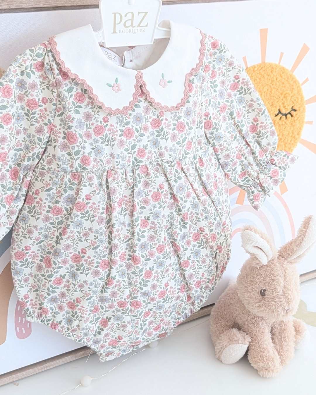 Pelele Tela Floral Ledicia - Paz Rodriguez