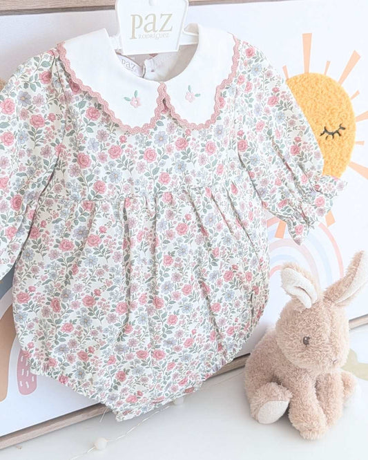 Pelele Tela Floral Ledicia - Paz Rodriguez