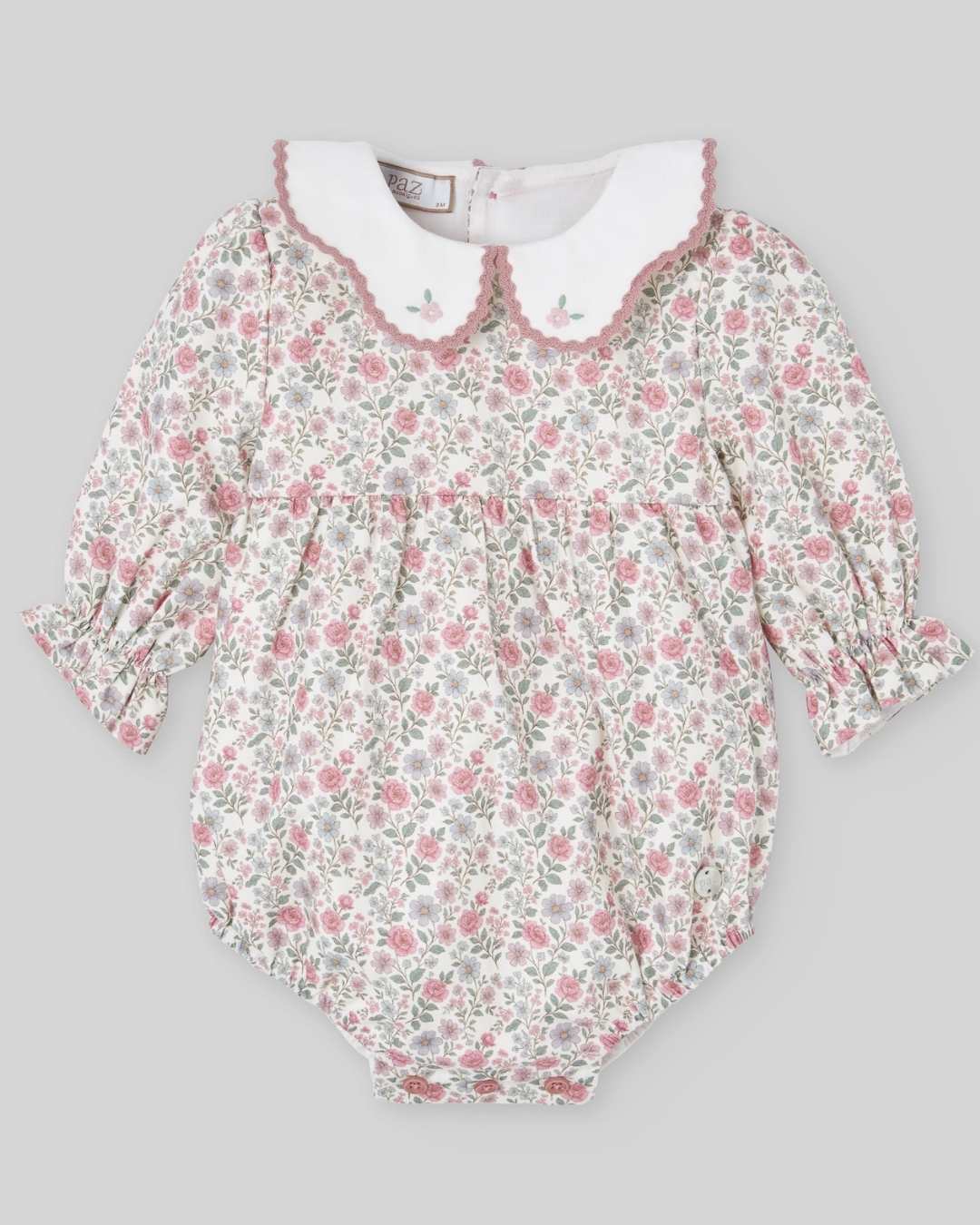 Pelele Tela Floral Ledicia - Paz Rodriguez