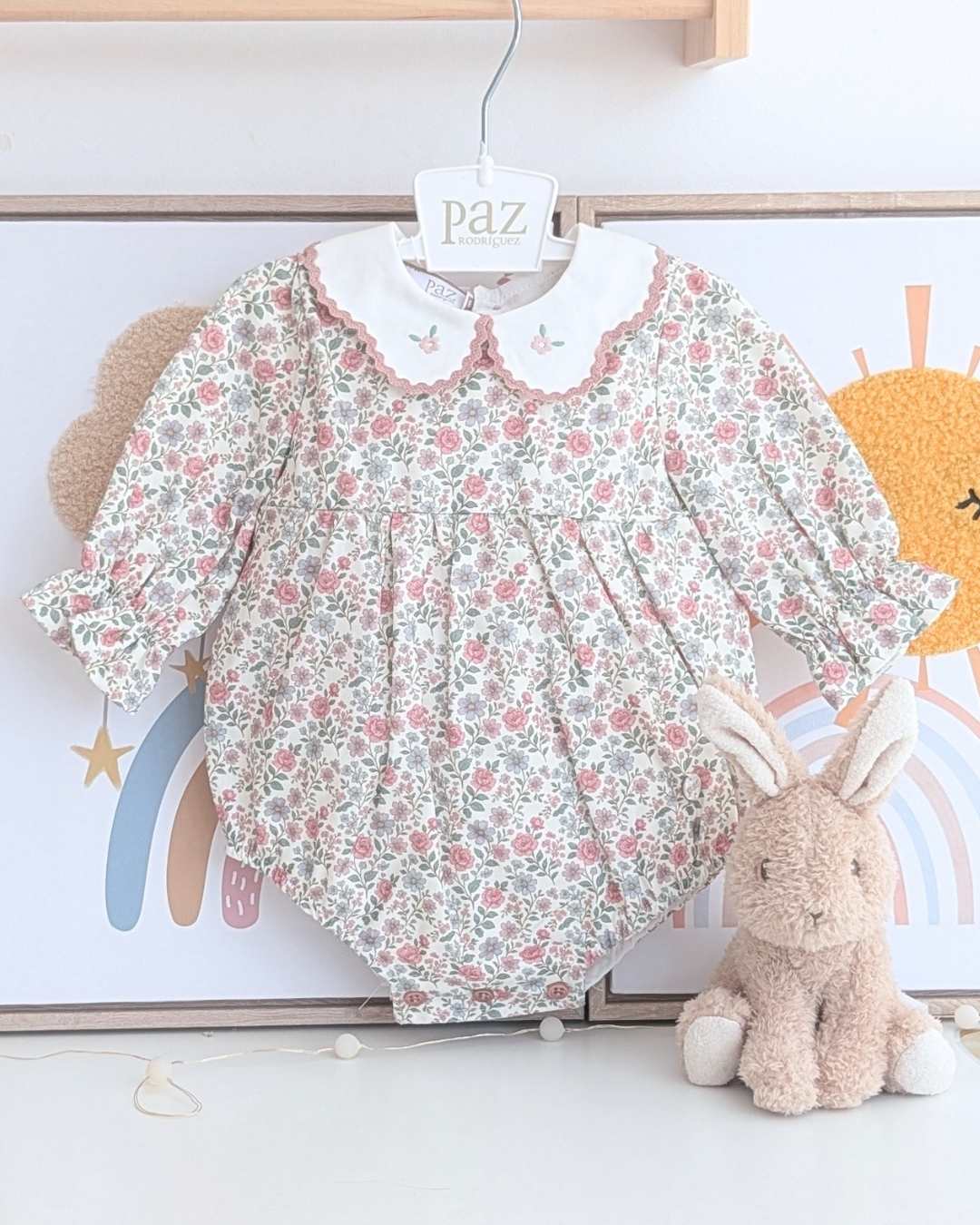 Pelele Tela Floral Ledicia - Paz Rodriguez