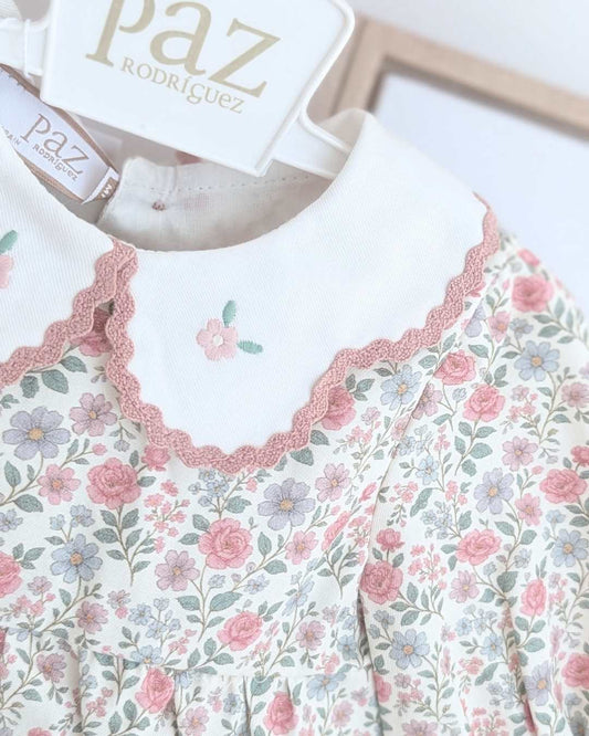Pelele Tela Floral Ledicia - Paz Rodriguez