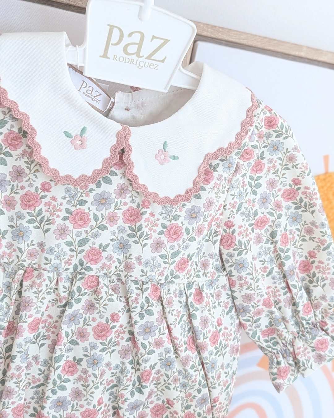Pelele Tela Floral Ledicia - Paz Rodriguez