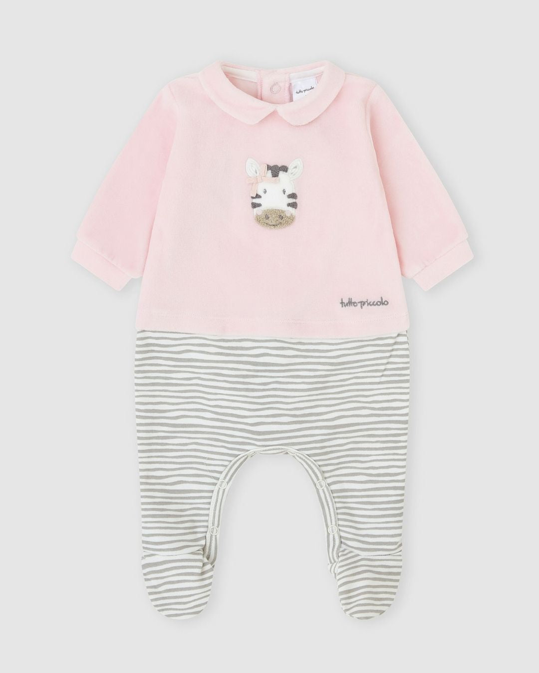 Pelele Tundosado Zebra Pétalo - Tutto Piccolo