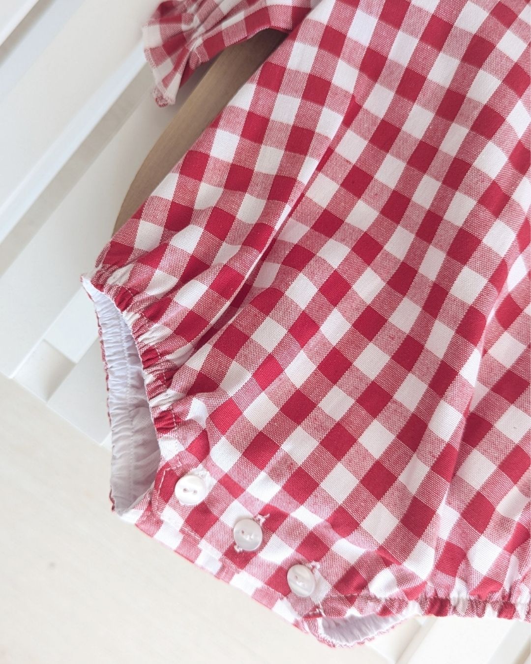 Pelele Vichy Rojo 27124