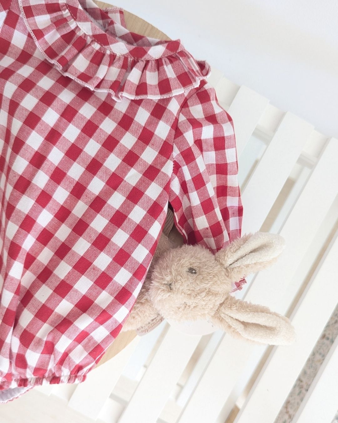 Pelele Vichy Rojo 27124