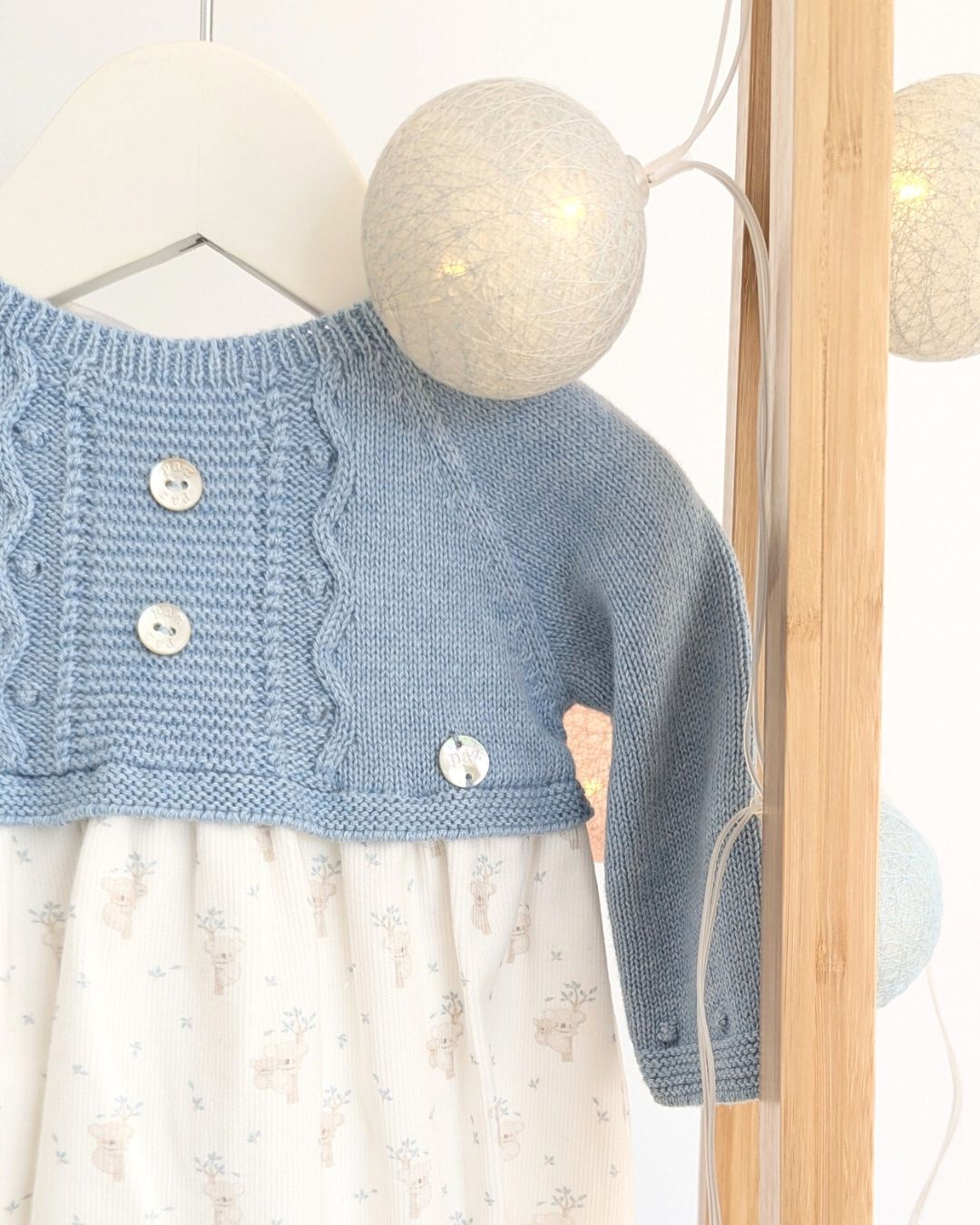 Pelele Bebe Punto Tela Koala 005-123056 - Paz Rodriguez