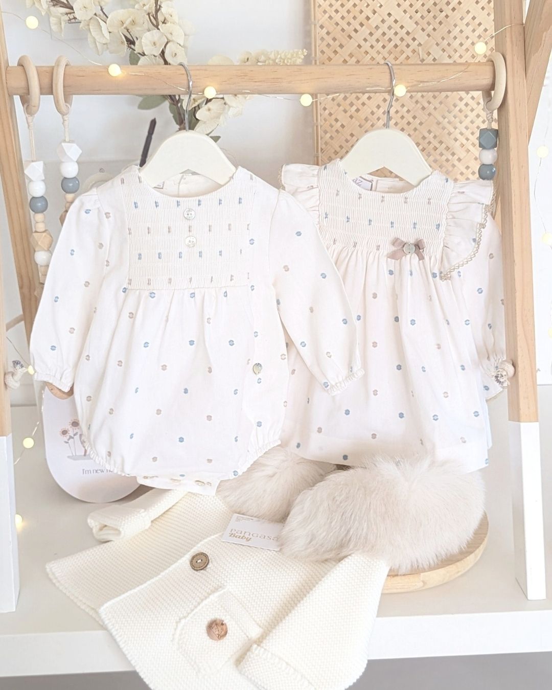 Pelele Bebe Tela Plumeti Koala 005-153066 - Paz Rodriguez