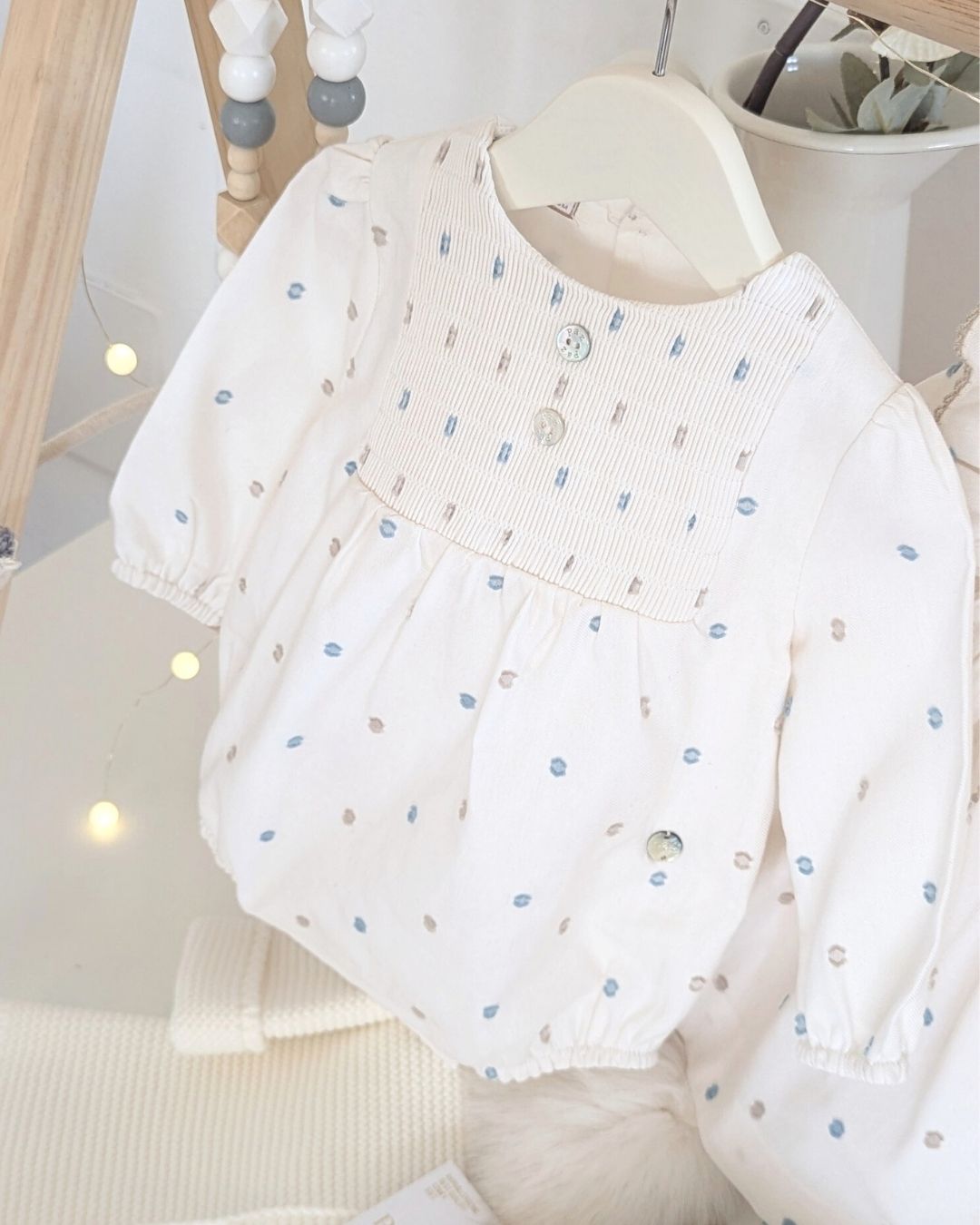 Pelele Bebe Tela Plumeti Koala 005-153066 - Paz Rodriguez