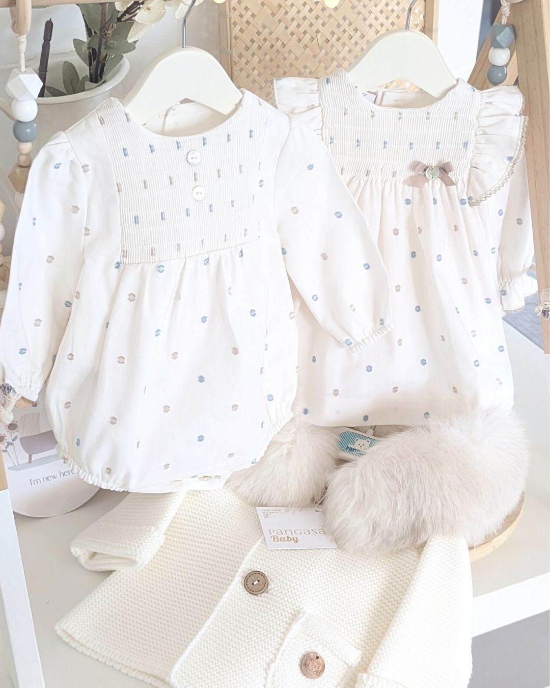 Pelele Bebe Tela Plumeti Koala 005-153066 - Paz Rodriguez