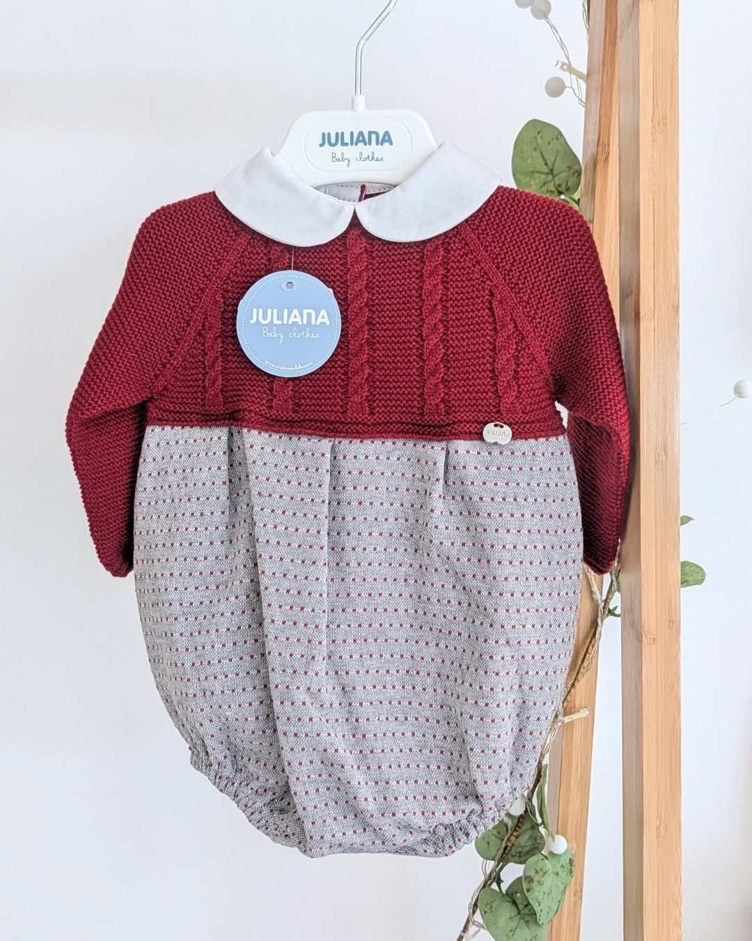 Pelele Motas Rioja - Colección Ocaso Juliana