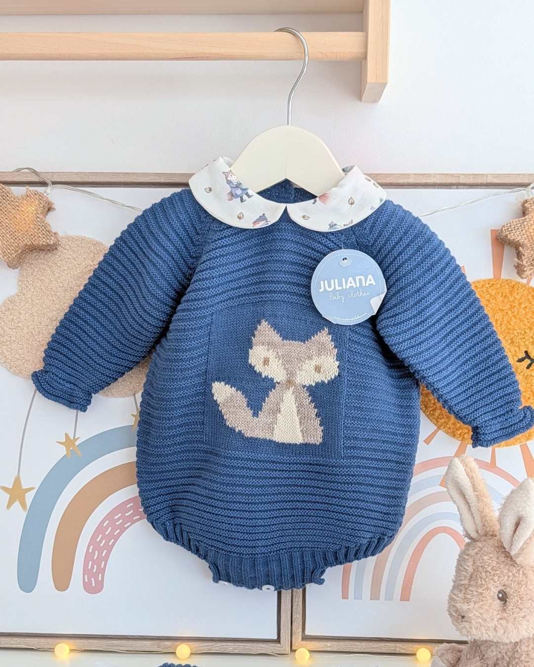 Pelele Punto Zorrito Azul Azafata - Colección Sigilo Juliana