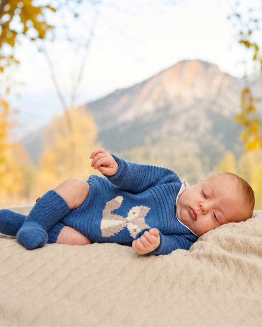 Pelele Punto Zorrito Azul Azafata - Colección Sigilo Juliana