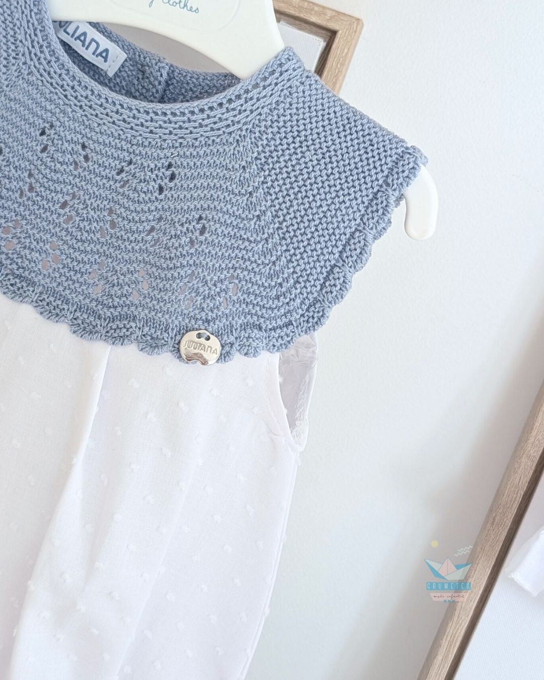 Pelele bebé Plumeti Cielo 🍈 Colección Melón - Juliana