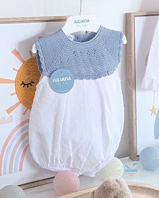 Pelele bebé Plumeti Cielo 🍈 Colección Melón - Juliana