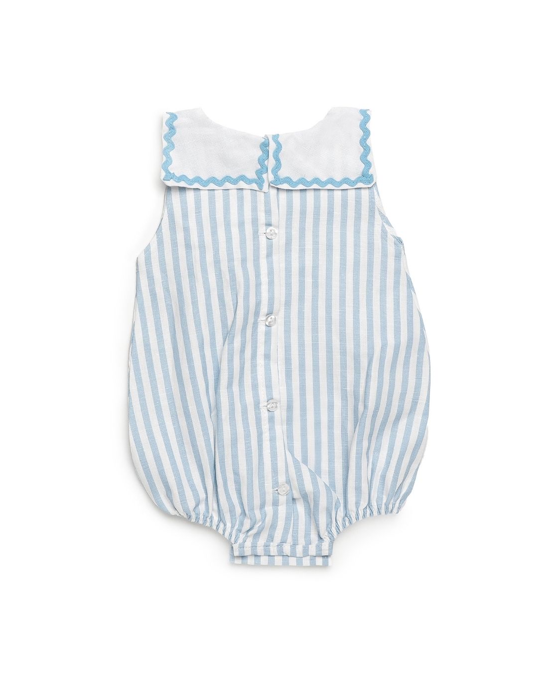 Pelele bebé Rayas Cielo 🍋 Colección Limonada - Juliana