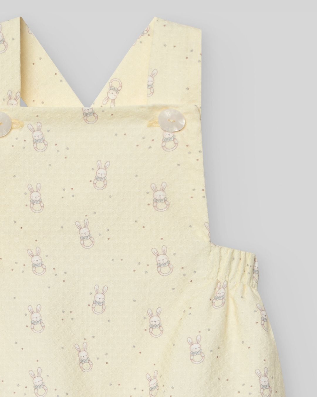 Peto Bebé ALBOR Conejitos Amarillo - Paz Rodriguez