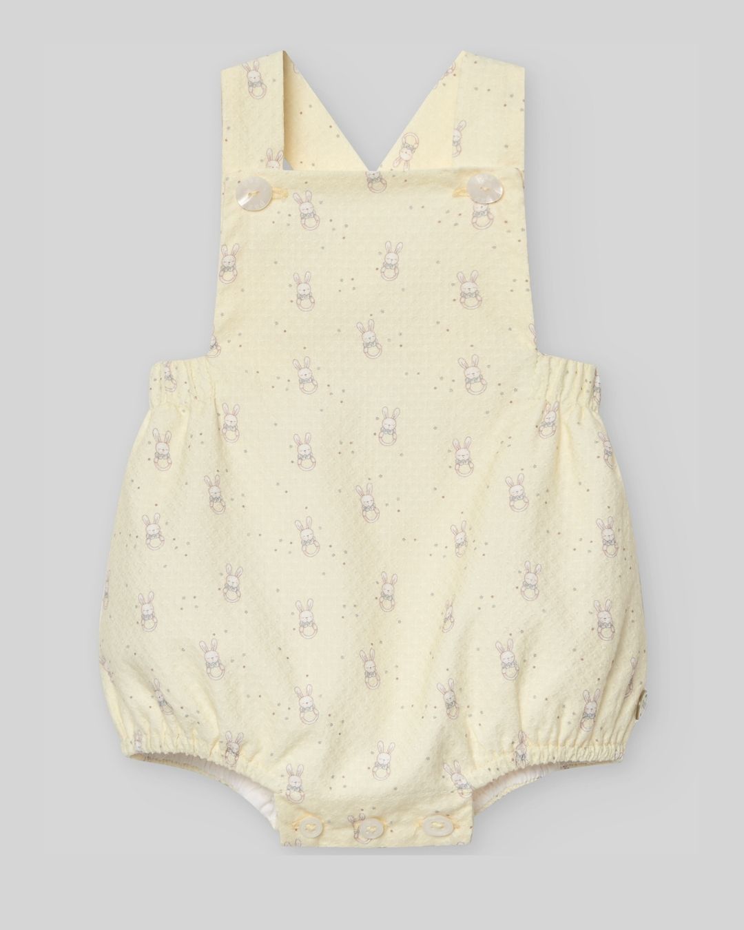 Peto Bebé ALBOR Conejitos Amarillo - Paz Rodriguez
