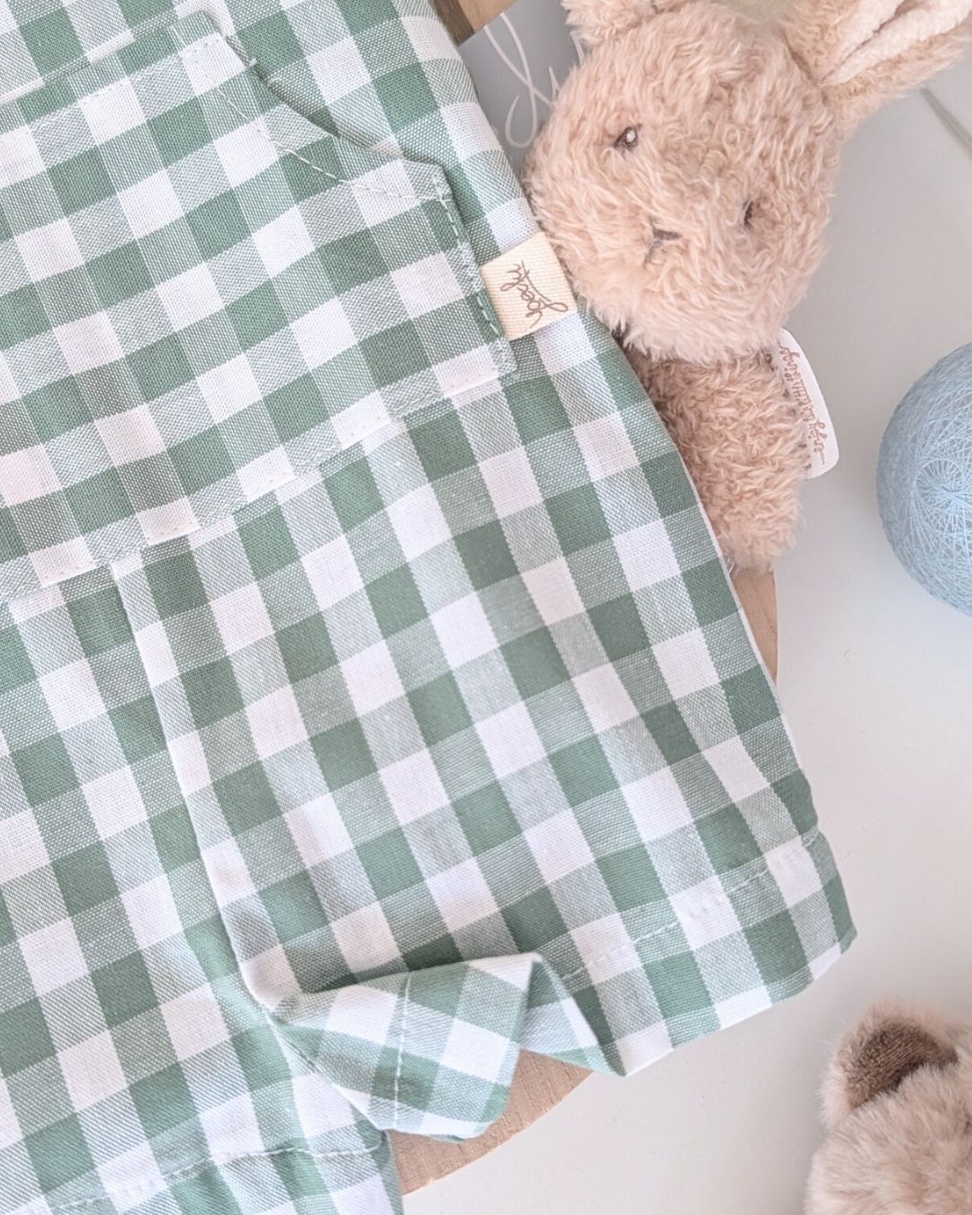 Peto Bebe Cuadro 3981VER-26 Verde - Yoedu