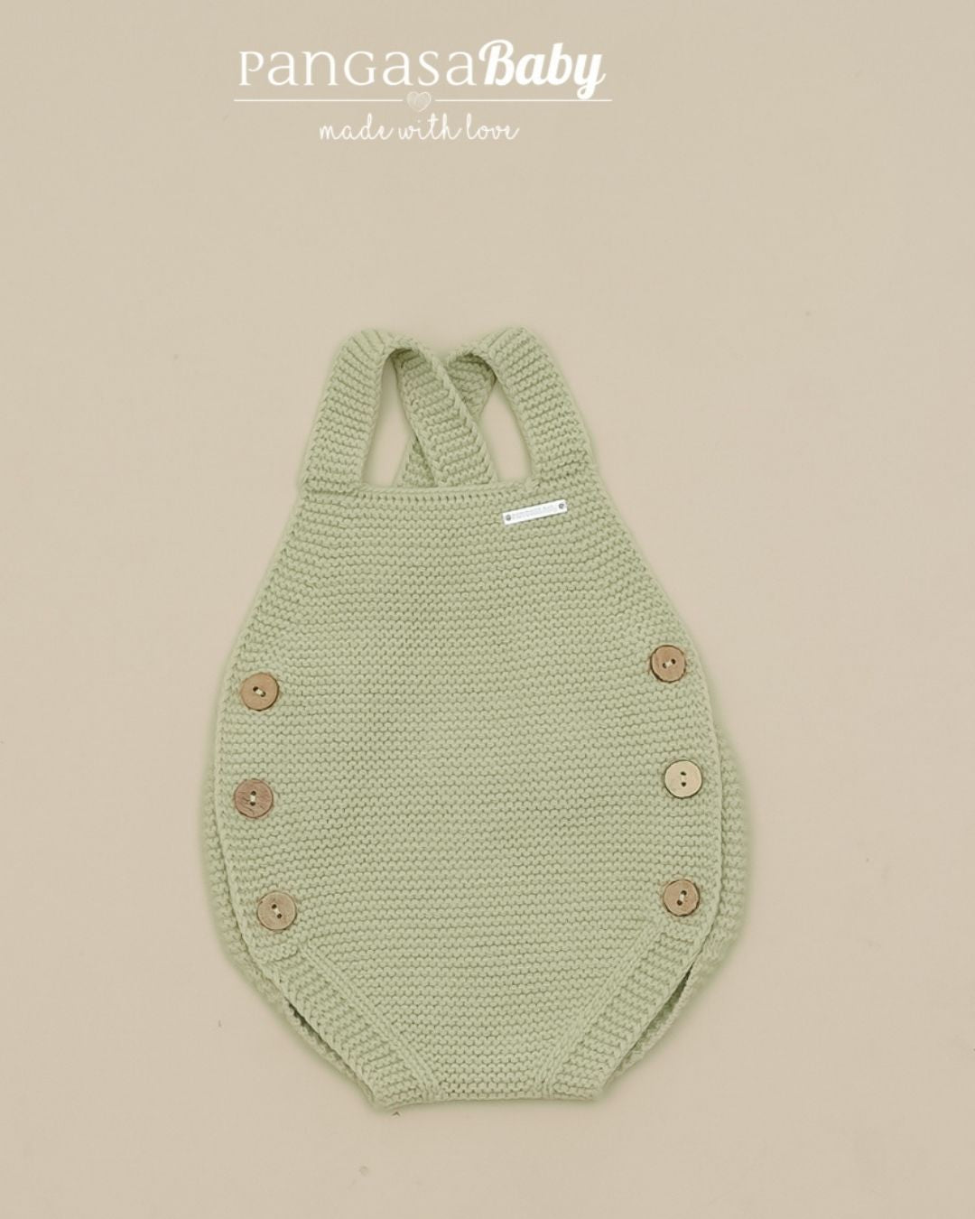 Peto Bebé Link Básico Verde Hoja 🍃 Baby Leaves - Pangasa Baby