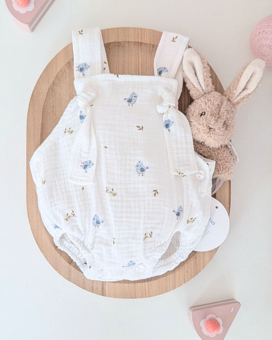 Peto Bebe Pajaritos Azules