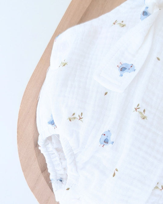 Peto Bebe Pajaritos Azules