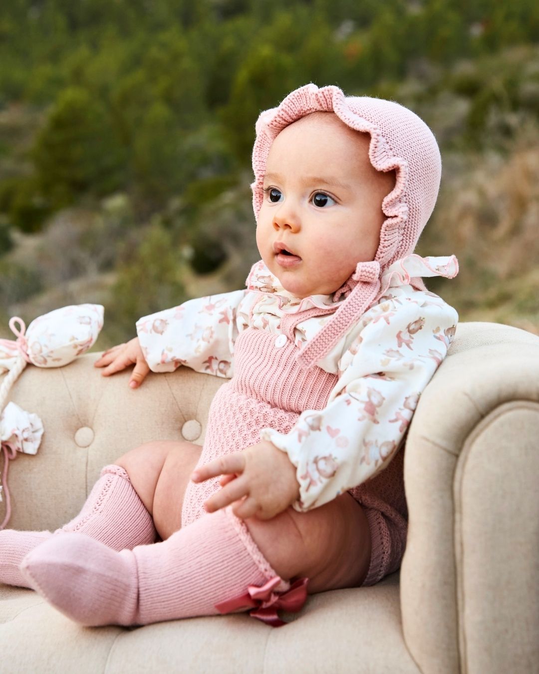 Peto Con Camisa Muñecas Rosa Empolvado - Colección Larina Juliana