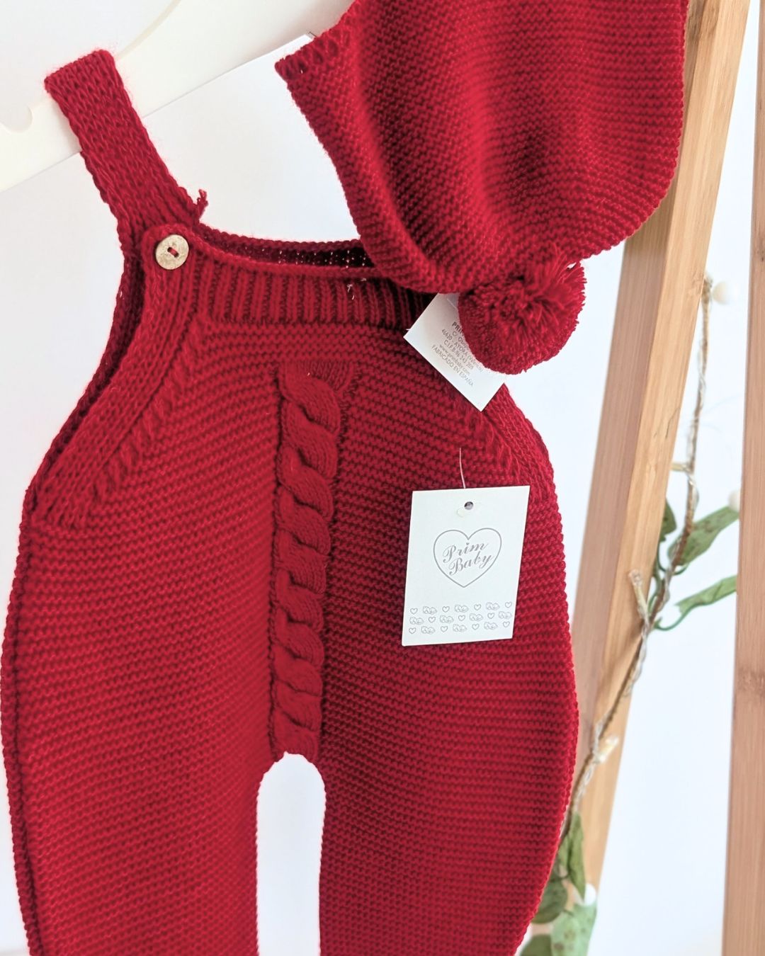 Peto Largo Con Gorrito Rojo - Primbaby