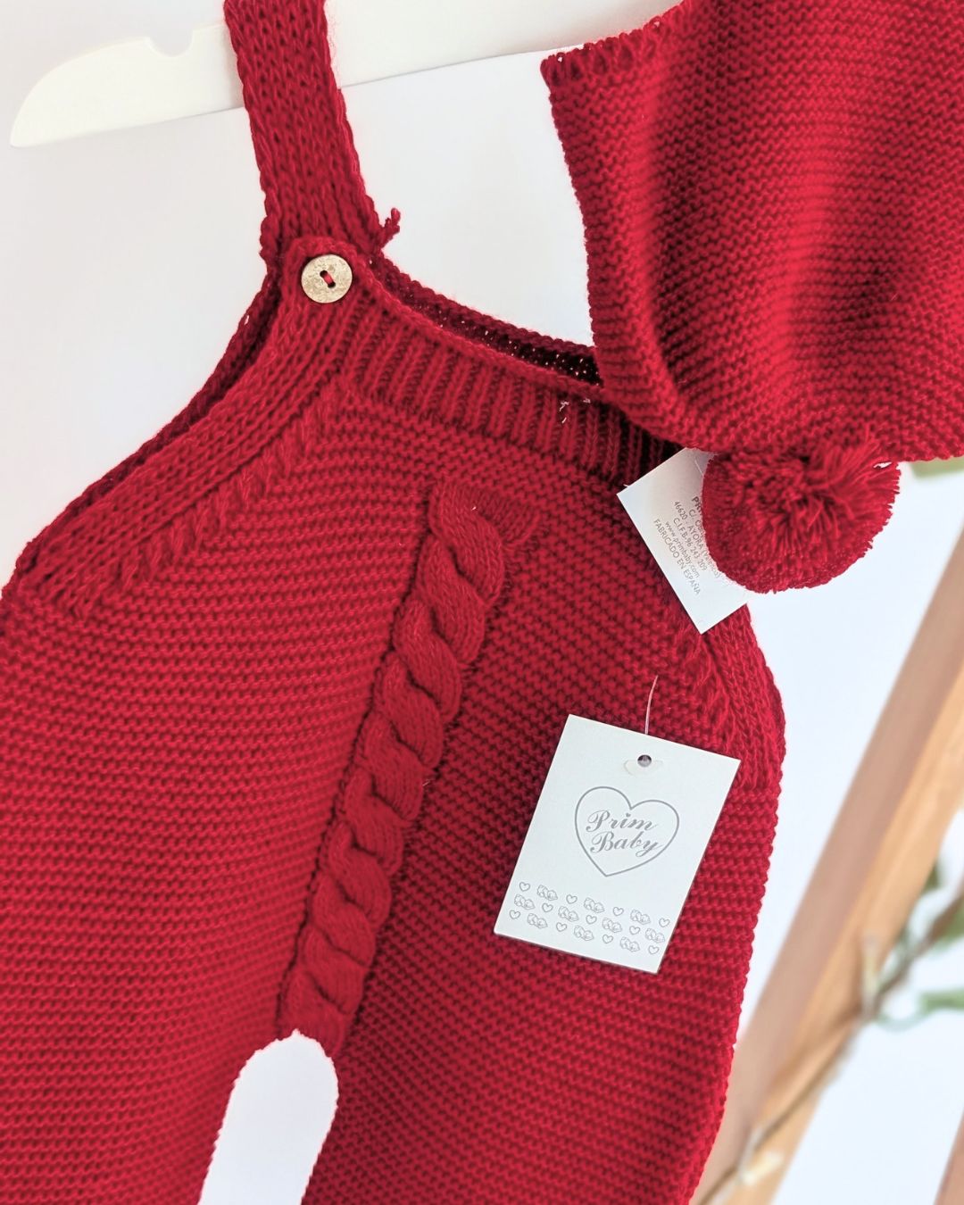 Peto Largo Con Gorrito Rojo - Primbaby