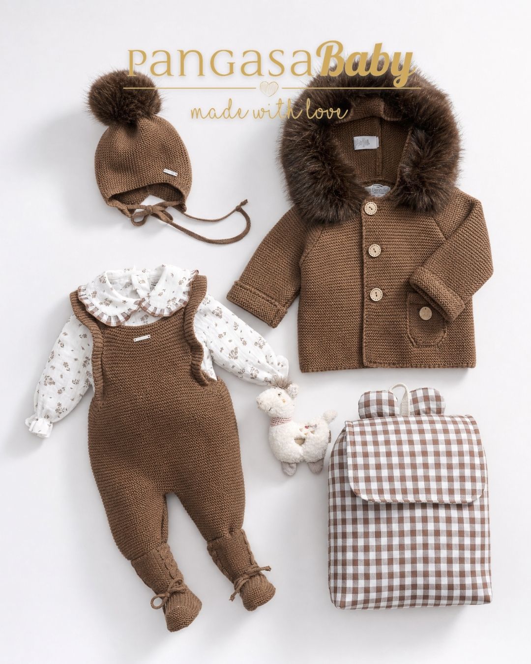 Peto Largo Volante Chocolatte - Pangasa Baby