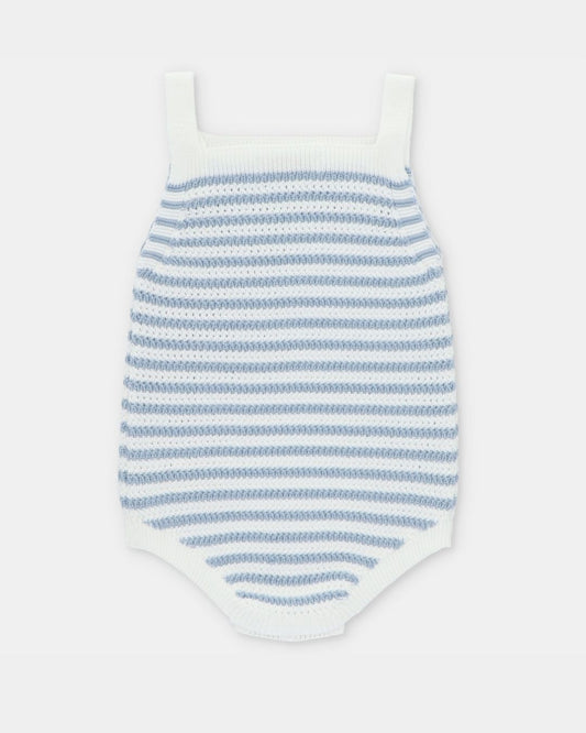 Peto Rayas SURREY Azul Empolvado - Martín Aranda