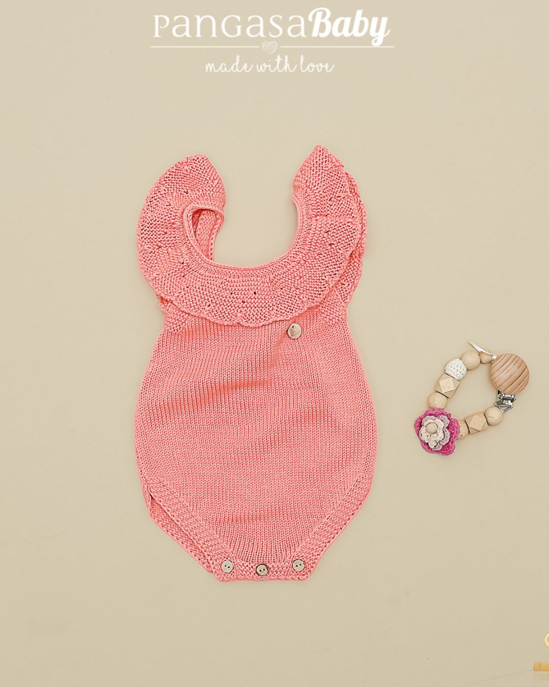 Peto Volante Verano Coral - Pangasa Baby