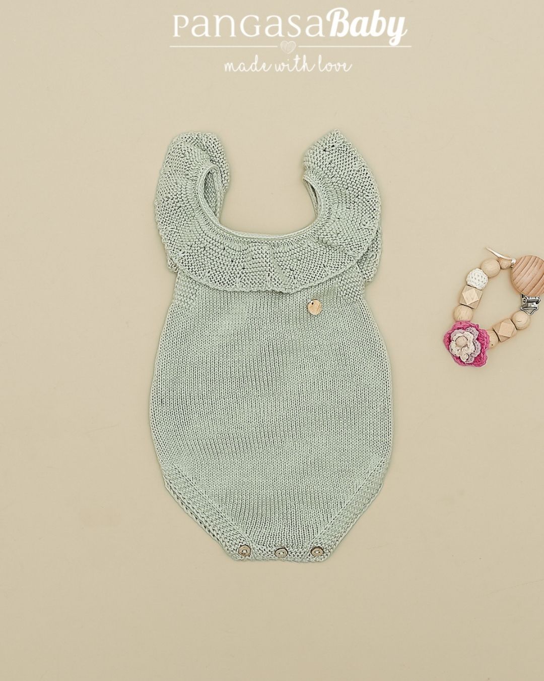 Peto Volante Verano Verde Hoja - Pangasa Baby