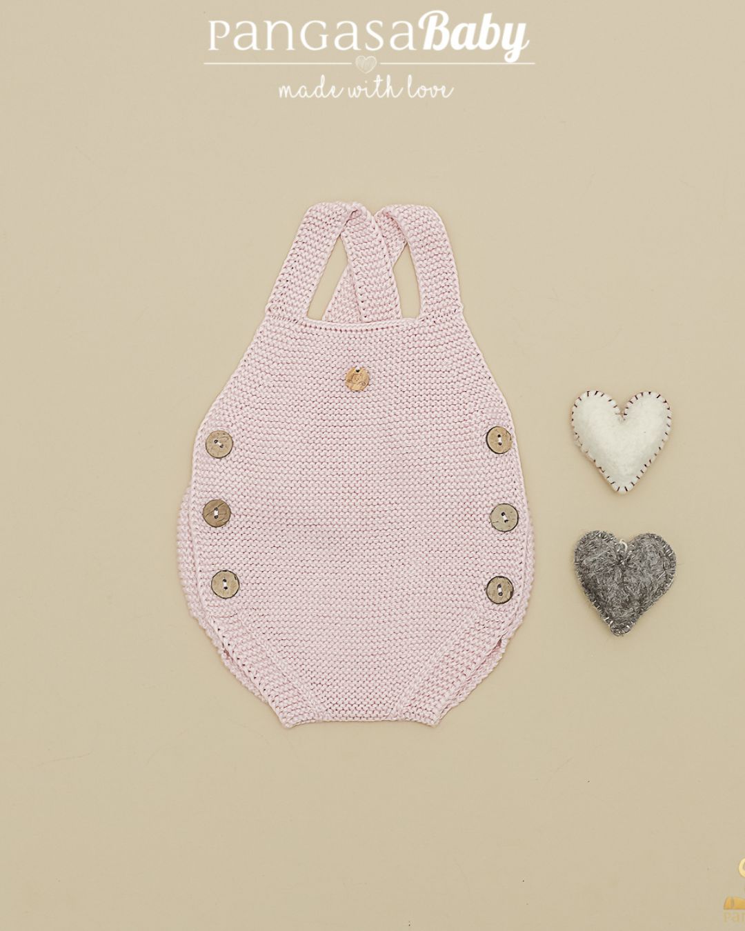 Peto Básico Verano Rosa Empolvado - Pangasa Baby