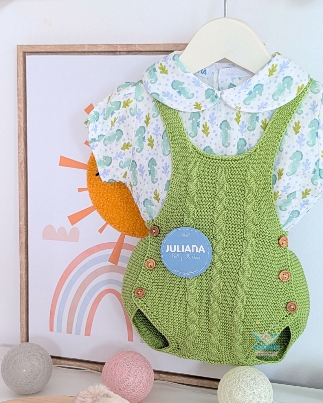 Peto con Camisa Caballito Verde Lima🍋‍🟩Colección Lima - Juliana