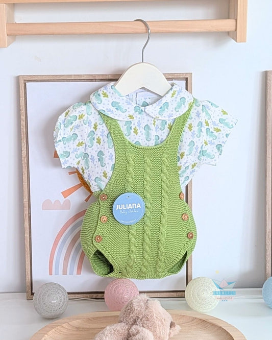 Peto con Camisa Caballito Verde Lima🍋‍🟩Colección Lima - Juliana