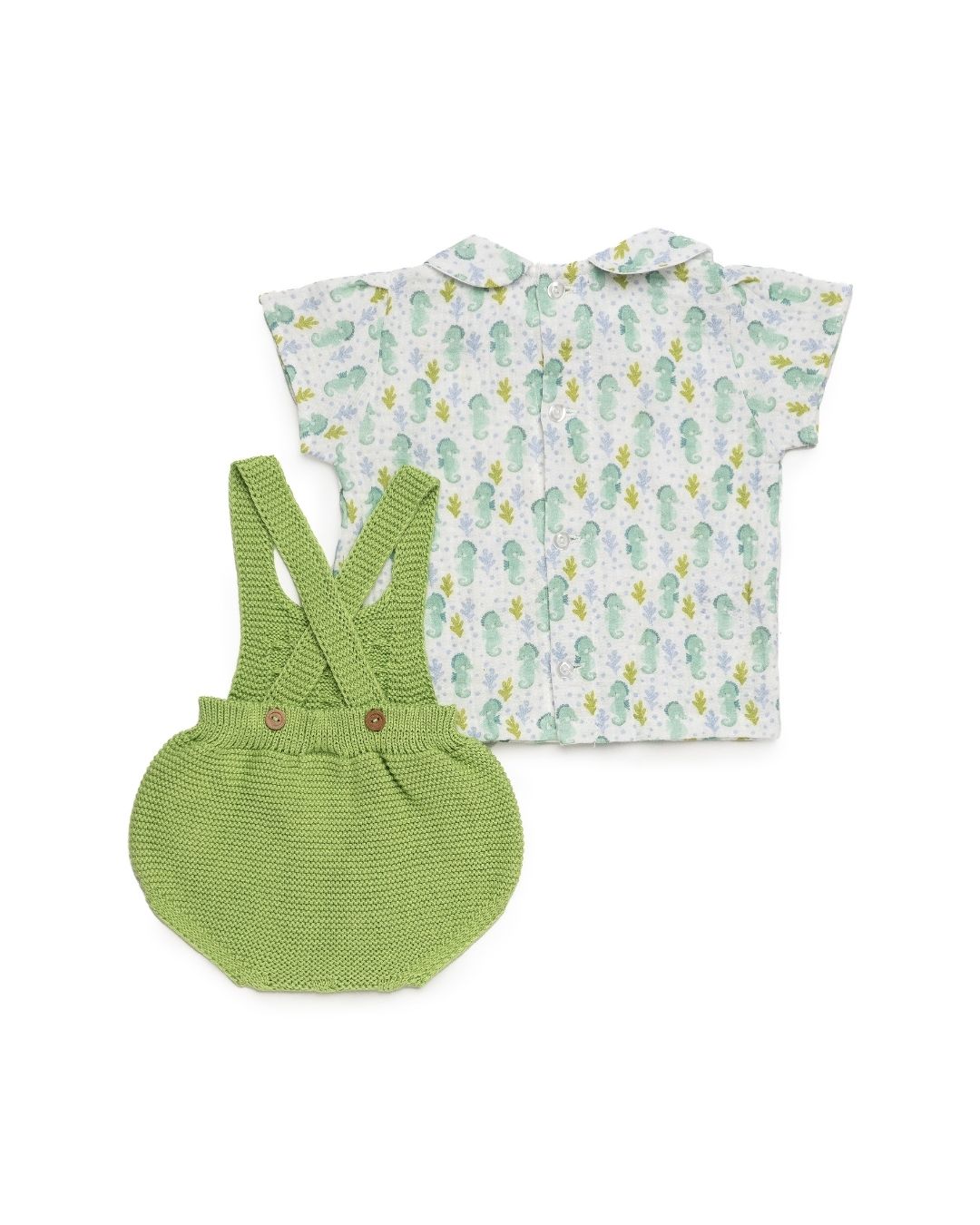 Peto con Camisa Caballito Verde Lima🍋‍🟩Colección Lima - Juliana