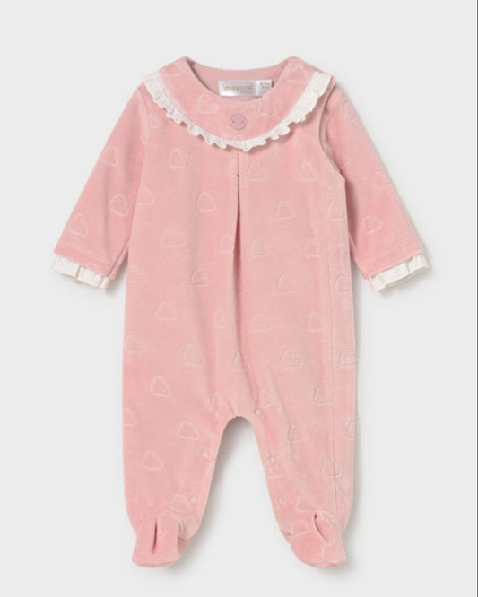 Pijama Tundosado Nubes Rosa Baby - Mayoral