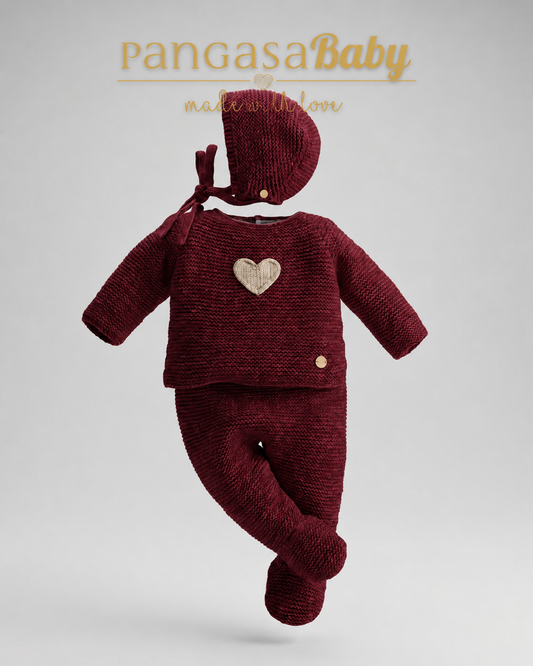Primera Puesta Basic Granate - Basic Collection Pangasa Baby