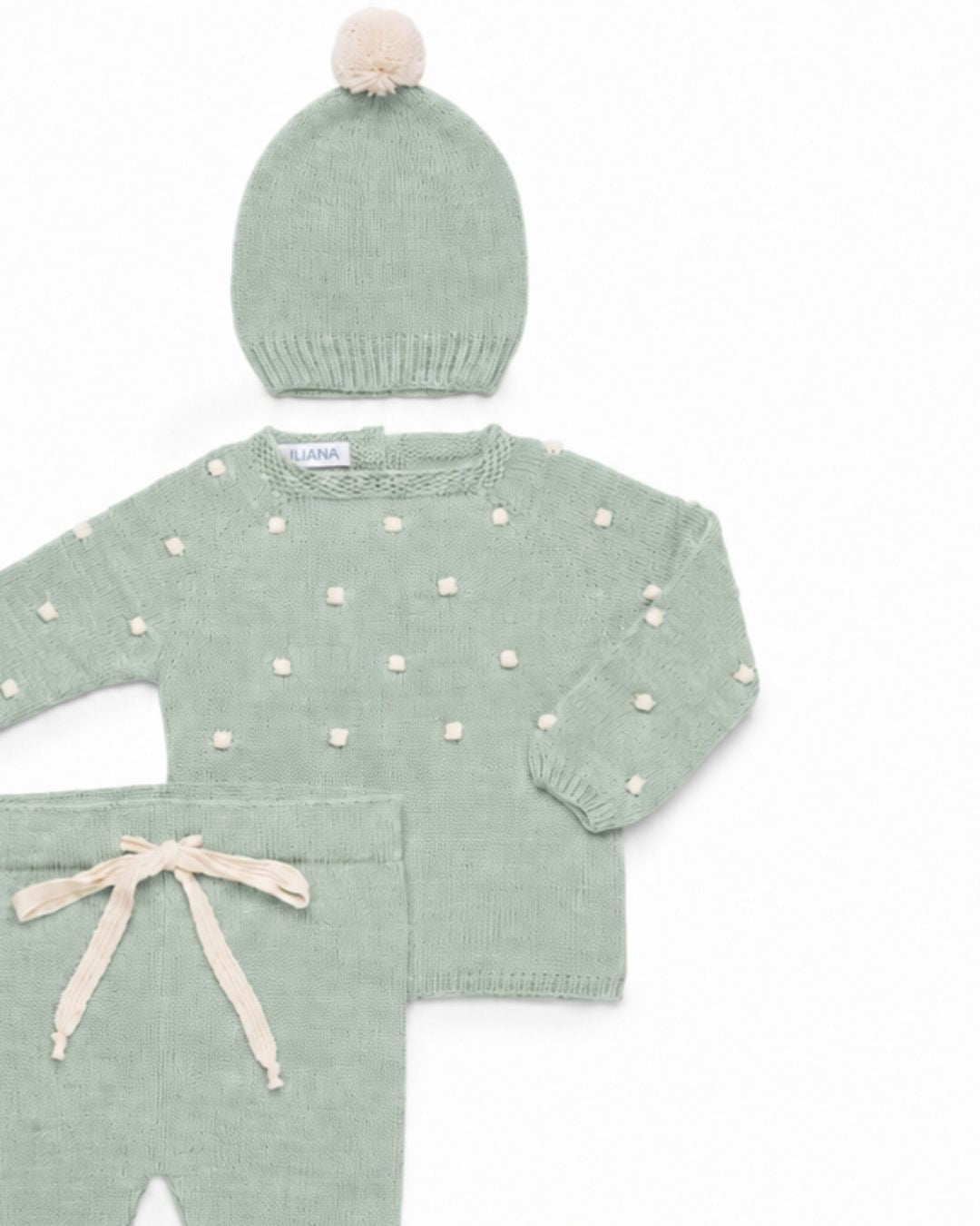Primera Puesta Bodoques Menta -  Colección Bruma Juliana