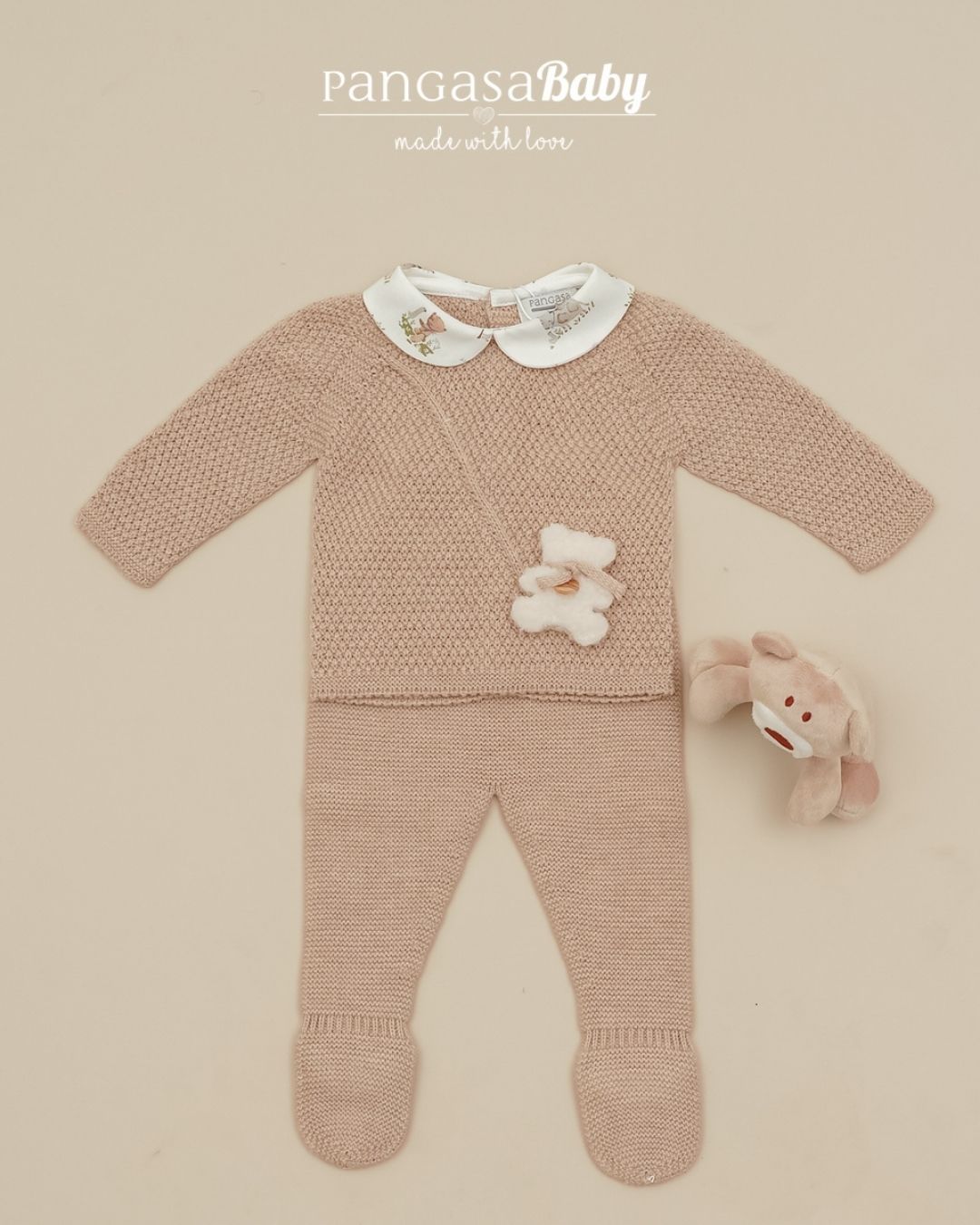 Primera Puesta Cuello Bebé Teddy Arena 🧸 Ositos Tiny Bear - Pangasa Baby