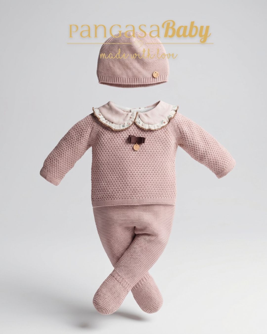 Primera Puesta Cuello Flores - Vintage Collection Pangasa Baby